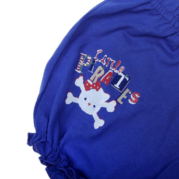 Комплект "Пиратский корабль", рост 68 см (44), цвет васильковый/полоска (арт. ДКШ523001н)