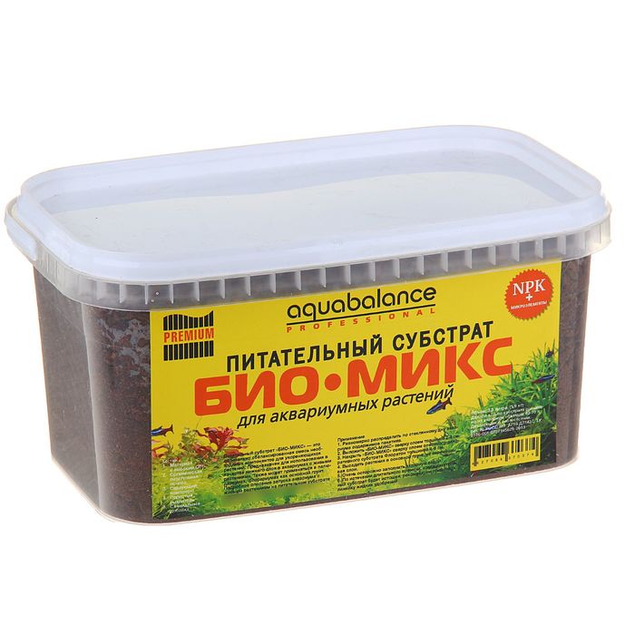Питательный субстрат AQUABALANCE PROFESSIONAL PREMIUM БИО-МИКС  3,4 л