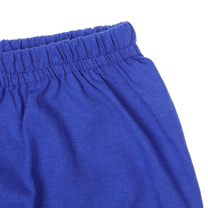 Комплект "Бумажный кораблик", рост 74 см (48), цвет белый/васильковый/полоска (арт. ДКШ523001н)