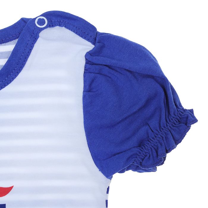 Комплект "Кошка-пиратша", рост 92 см (54), цвет белый/васильковый (арт. ДКШ584001)