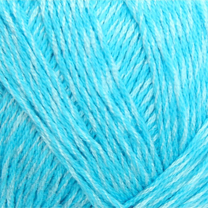Пряжа "Жемчужная" 50% хлопок, 50% вискоза 425м/100гр (63-Льдинка)