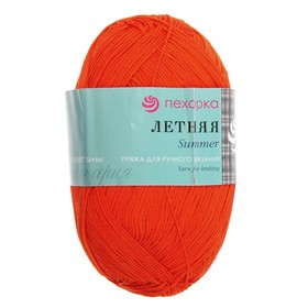 

Пряжа "Летняя" 100%мерсеризованный хлопок 330м/100гр (250-Рябина)