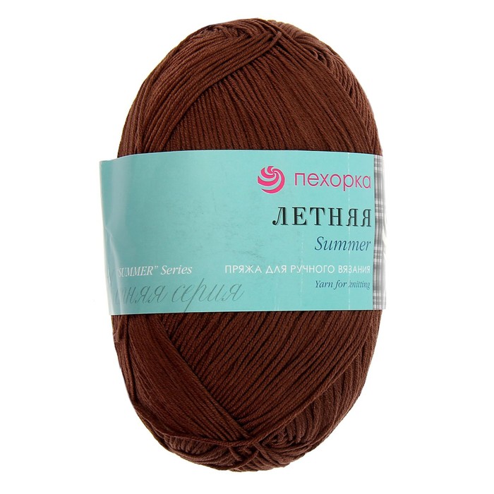 

Пряжа "Летняя" 100%мерсеризованный хлопок 330м/100гр (513-Кора)