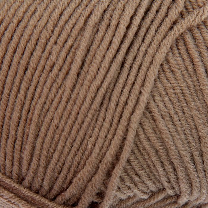 Пряжа "Перспективная" 50% меринос. шерсть, 50% акрил объёмный 270м/100гр (274-Серобежевый)