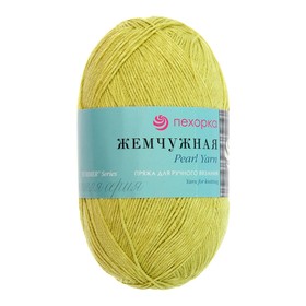 

Пряжа "Жемчужная" 50% хлопок, 50% вискоза 425м/100гр (33-Золотистая олива)