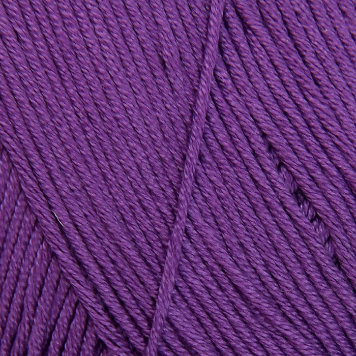 Пряжа "Летняя" 100%мерсеризованный хлопок 330м/100гр (698-Темно-фиолетовый)
