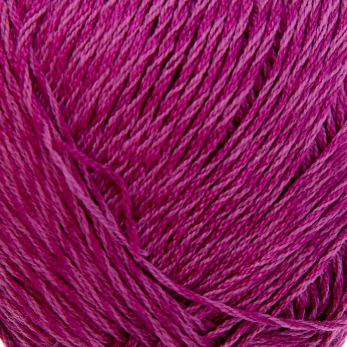Пряжа "Жемчужная" 50% хлопок, 50% вискоза 425м/100гр (179-Фиалка)