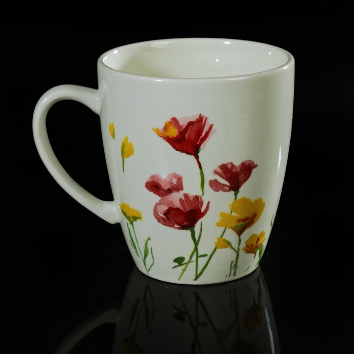 Кружка 370 мл "Лютики"