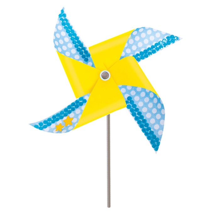 Набор для создания летней игрушки "Ветерок" голубой + декор