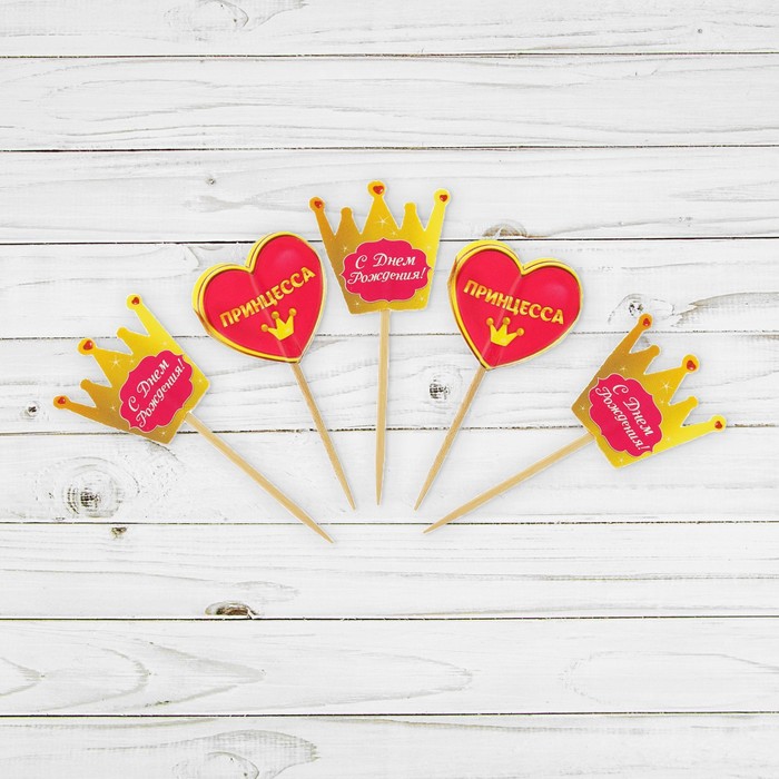 Шпажки "Принцесса" (набор 12шт)