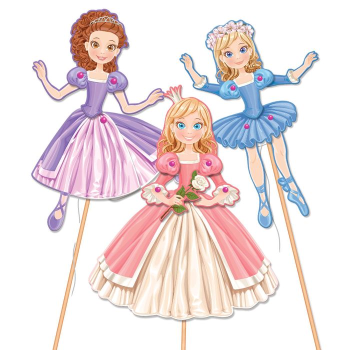 Набор для творчества "Принцесса" для создания игрушек-дергунчиков