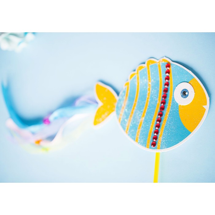 Набор для создания летней игрушки "Рыбка" + декор