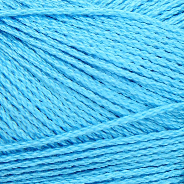 Пряжа "Виртуозная" 100% мерсеризованный хлопок 330м/100гр (05-Голубой)