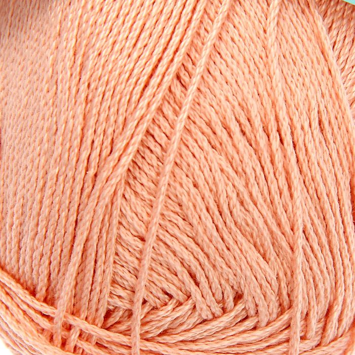 Пряжа "Виртуозная" 100% мерсеризованный хлопок 330м/100гр (18-персик)