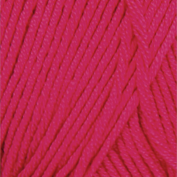 Пряжа "Летняя" 100%мерсеризованный хлопок 330м/100гр (49-Фуксия)