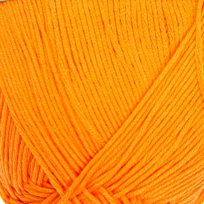Пряжа "Летняя" 100%мерсеризованный хлопок 330м/100гр (485-Жёлтооранжевый)