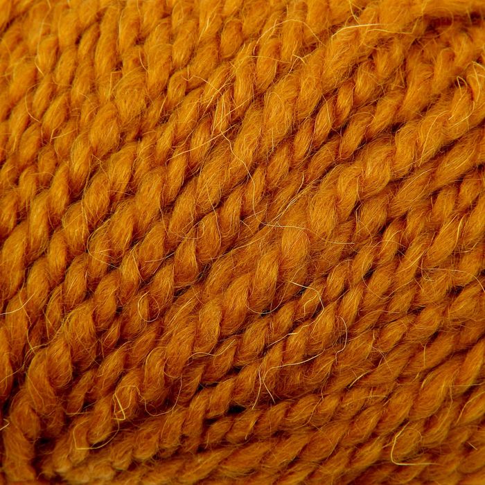 Пряжа "Северная" 30% ангора,30% п/тонкая шерсть,40% акрил объёмный 50м/50гр (447-Горчица)