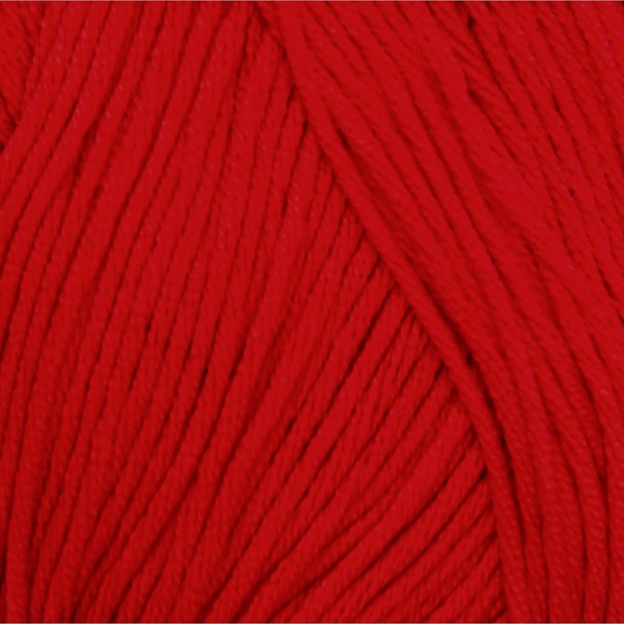 Пряжа "Летняя" 100%мерсеризованный хлопок 330м/100гр (06-Красный)