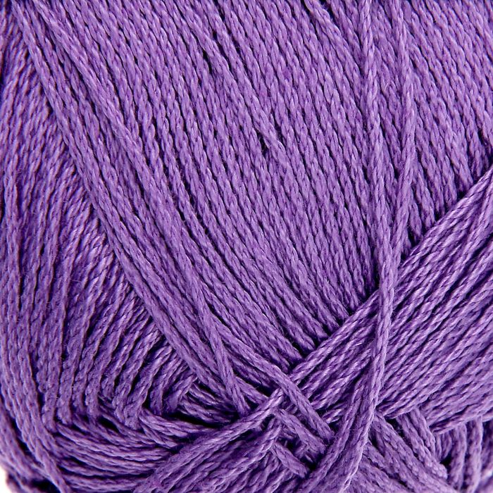 Пряжа "Виртуозная" 100% мерсеризованный хлопок 330м/100гр (179-Фиалка)