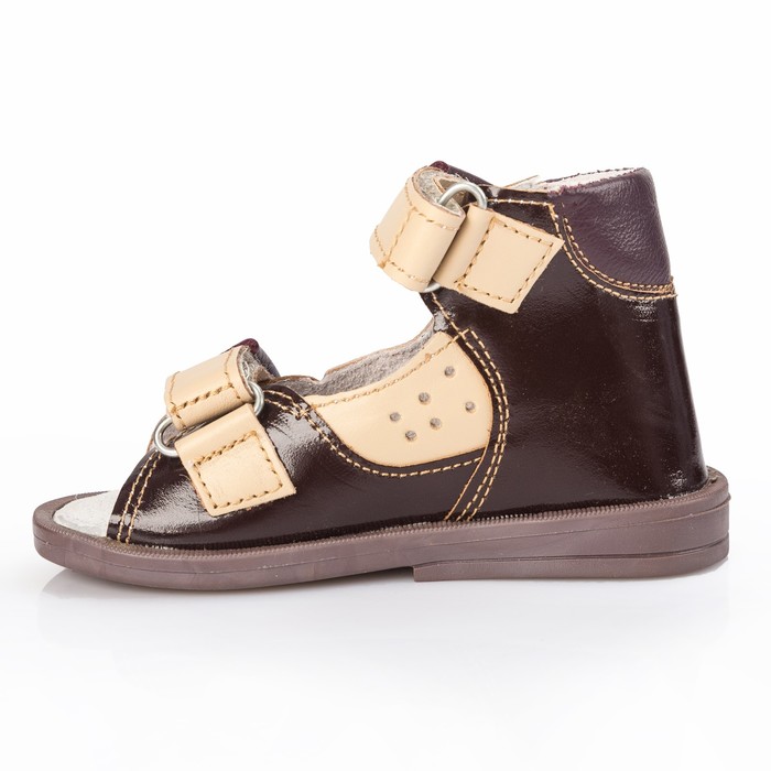 Сандалии летние, размер 20, цвет бежево-коричневый (арт. 4121)