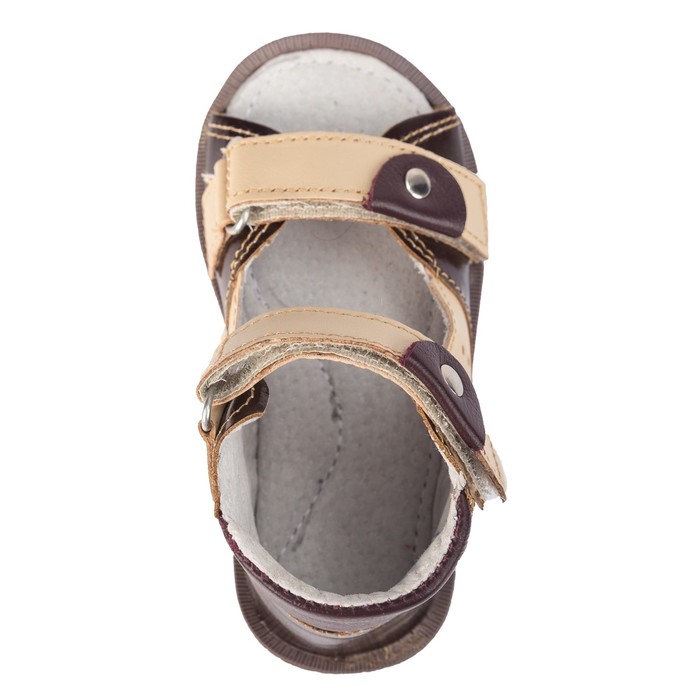 Сандалии летние, размер 20, цвет бежево-коричневый (арт. 4121)