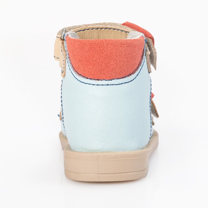 Сандалии летние, размер 21, цвет бело-бежевый (арт. 41214)