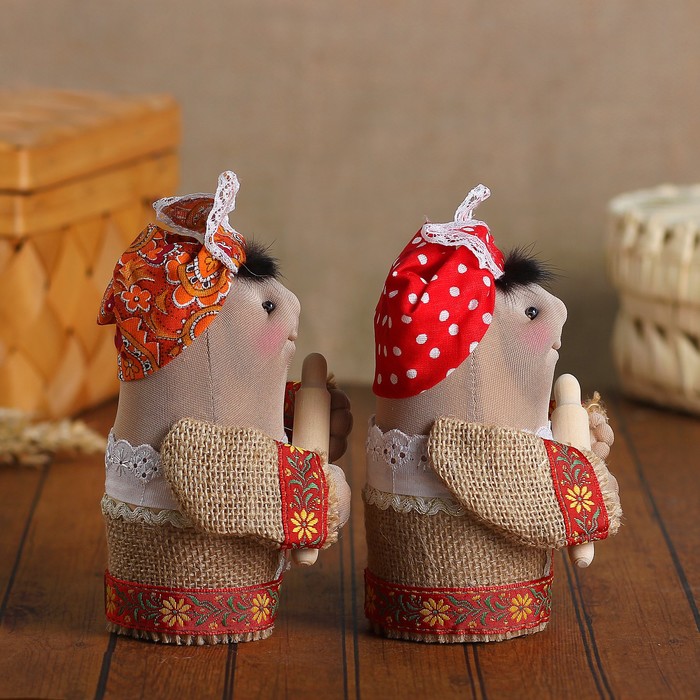 Сувенир - шкатулка «Солоха», 15-18 см, микс