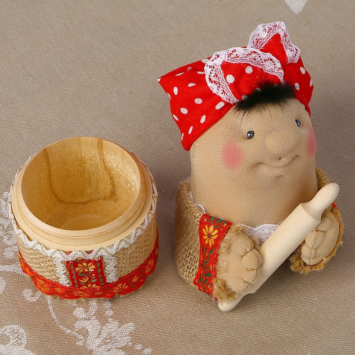 Сувенир - шкатулка «Солоха», 15-18 см, микс