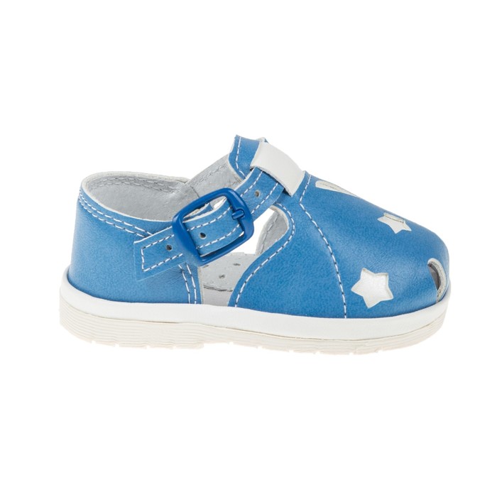 Сандалии ясельные, размер 18, цвет голубой (арт. 1201)