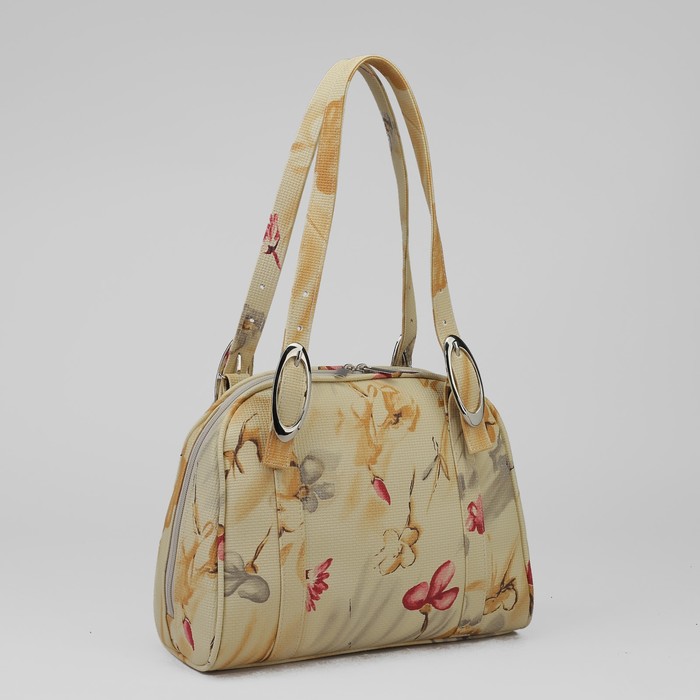 Сумка женская на молнии, 1 отдел, 1 наружный карман, цветная