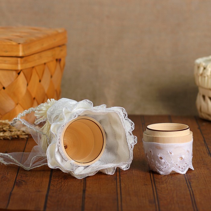 Сувенир - шкатулка «Жених и невеста», 20,15 см, микс