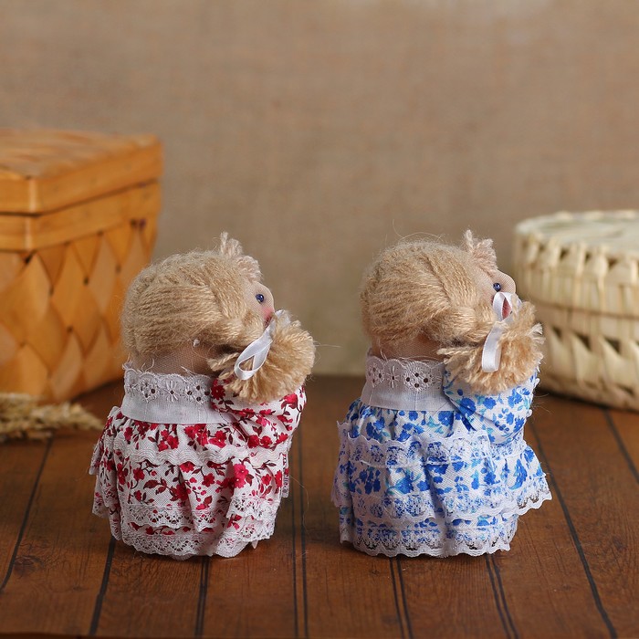 Сувенир - шкатулка «Девочка с косичками», 15-18 см, микс