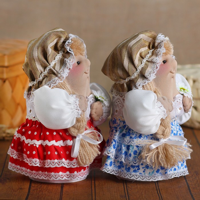 Сувенир - шкатулка «Девушка с косой», 20 см, микс