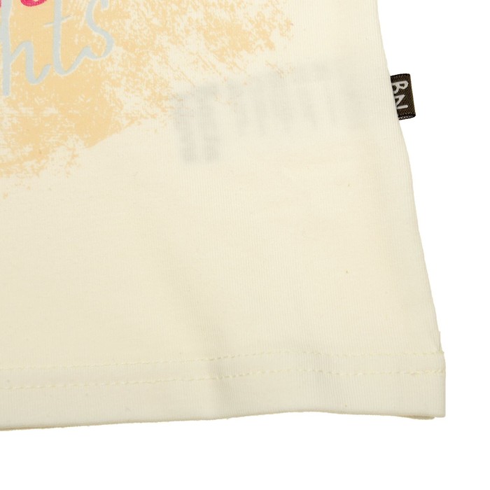 Пижама для девочки (футболка, брюки), рост 86-92 см (28), цвет коричневый/принт (арт. 357Б-182)