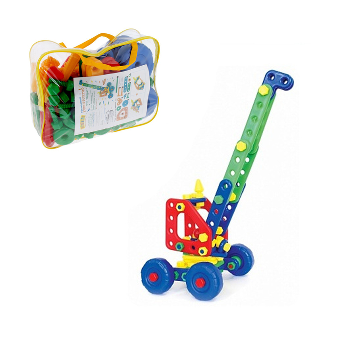 Конструктор "Подъемный кран «Вирра»", 116 деталей