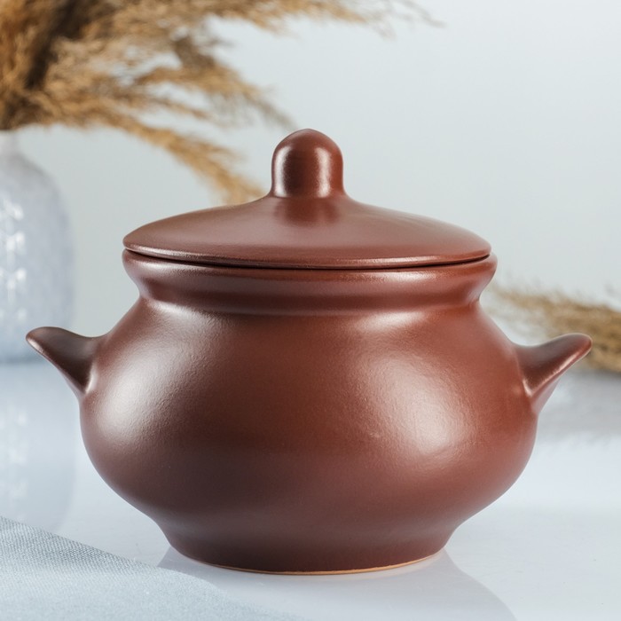 Горшок для жаркого "Русский" шелк 0,95л