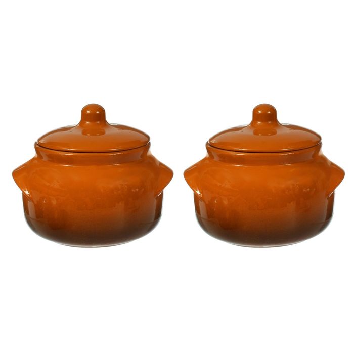 Набор горшков для запекания 500 мл "Новарусса", 2 шт