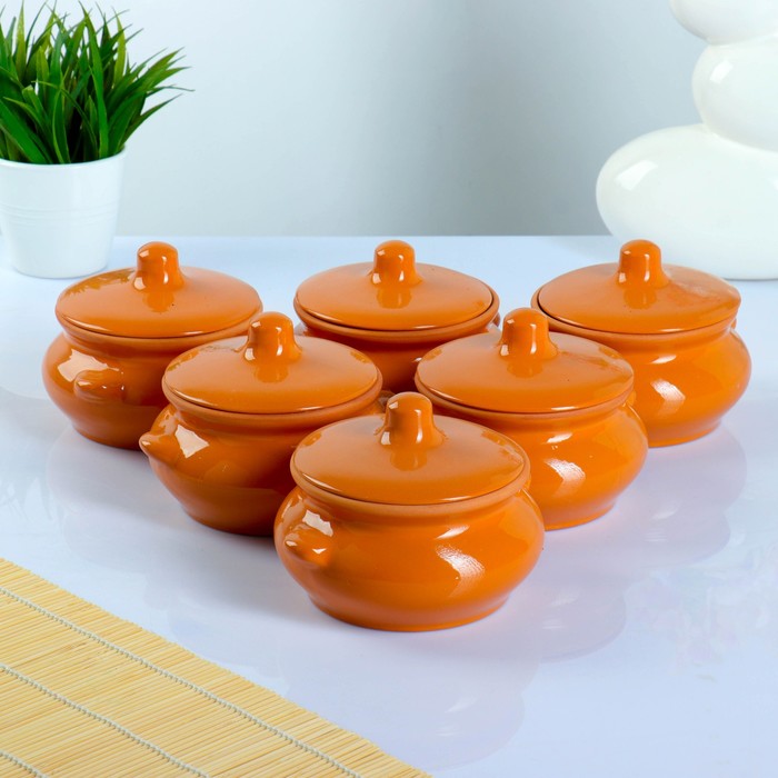 Набор горшков для жаркого "Лакомка" 6х0,5л