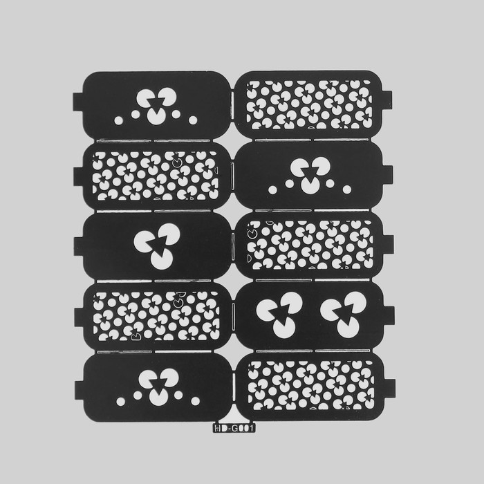 Трафареты для ногтей "Геометрия", 10шт