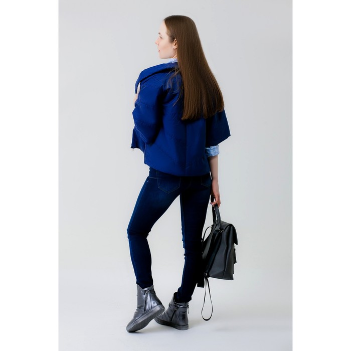 Куртка женская, рост 168 см, размер 48, цвет синий (арт. 39)