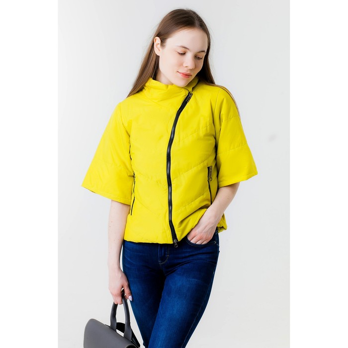 Куртка женская, рост 168 см, размер 44, цвет лайм (арт. 39)