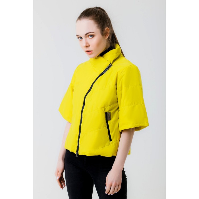 Куртка женская, рост 168 см, размер 44, цвет лайм (арт. 39)