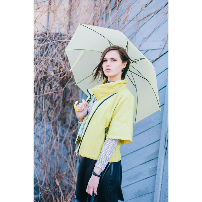 Куртка женская, рост 168 см, размер 44, цвет лайм (арт. 39)