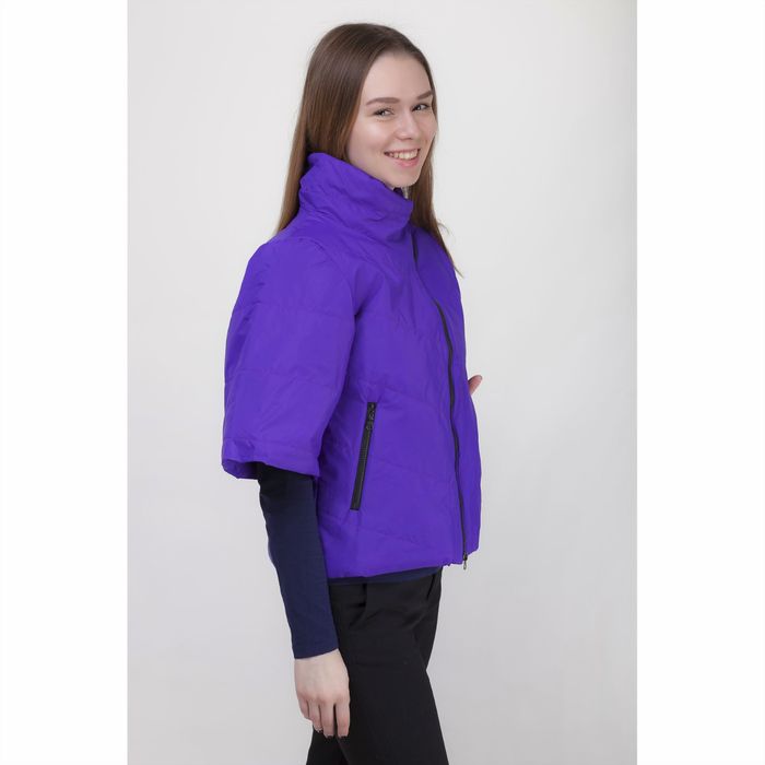 Куртка женская, рост 168 см, размер 50, цвет фиолетовый (арт. 39 С+)