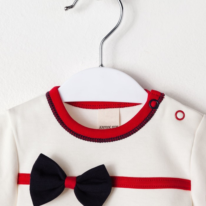 Футболка для девочки, цвет кремовый, рост 62-68 см (20) (арт. 18-26)