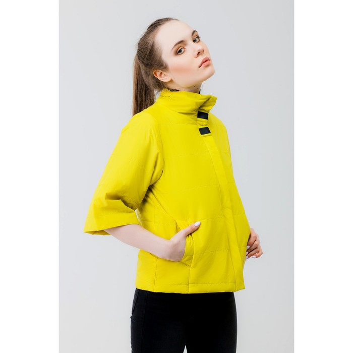 Куртка женская, рост 168 см, размер 48, цвет лайм (арт. 63)