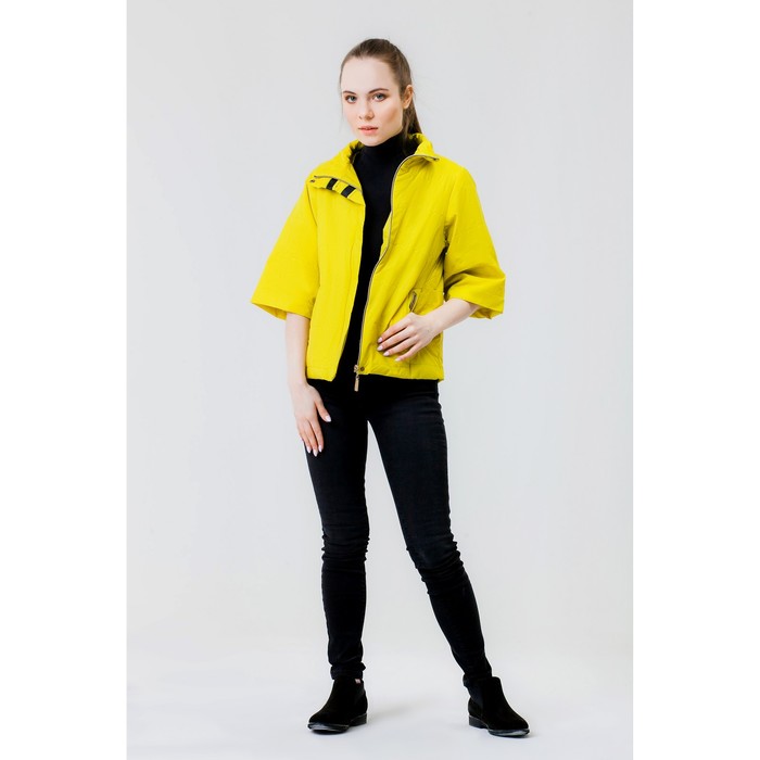 Куртка женская, рост 168 см, размер 48, цвет лайм (арт. 63)