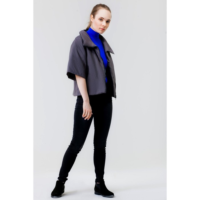 Куртка женская, рост 168 см, размер 46, цвет асфальт (арт. 39)