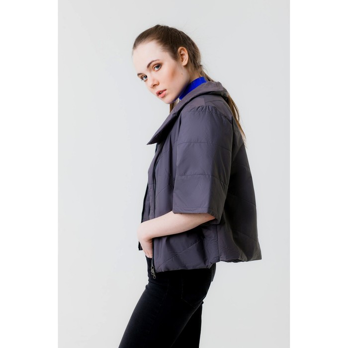 Куртка женская, рост 168 см, размер 46, цвет асфальт (арт. 39)