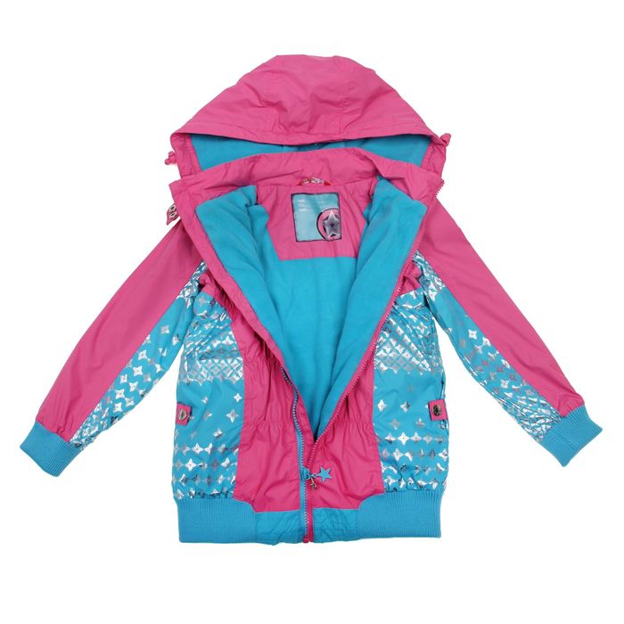 Плащ для девочек, рост 110-116 см, возраст 5 лет, цвет розовый